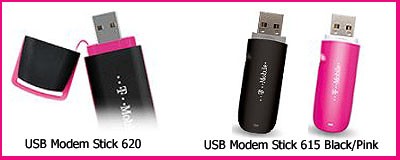 Dongles from T-Mobile Dongles / USB Modem Sticks from T-Mobile