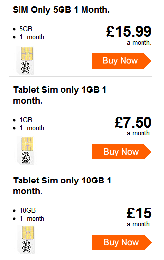 SIM only broadband deals