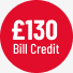 gbp130 bill credit