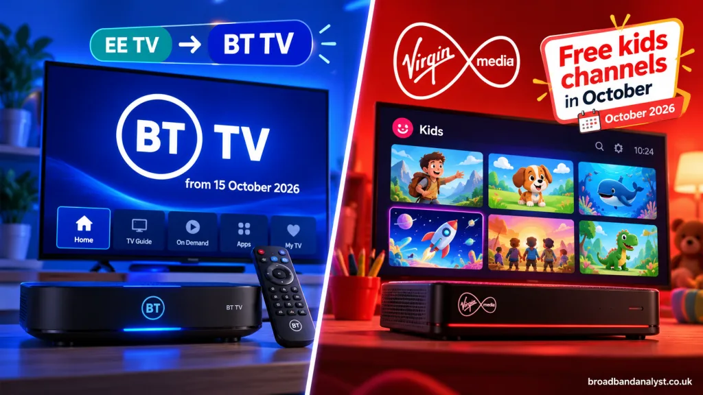 BT TV and Virgin TV