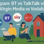 compare UK broadband Providers