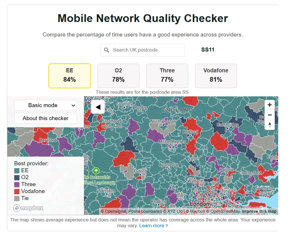 Best and Worst Areas for Mobile Signal in 2025
