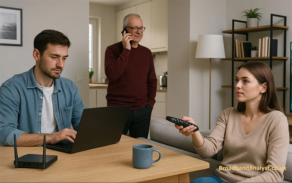 Broadband, phone and tv
