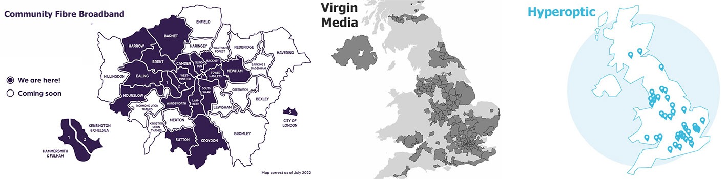 Broadband Coverage map