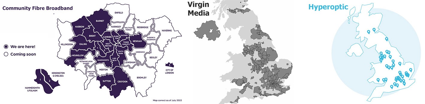 Broadband Coverage map