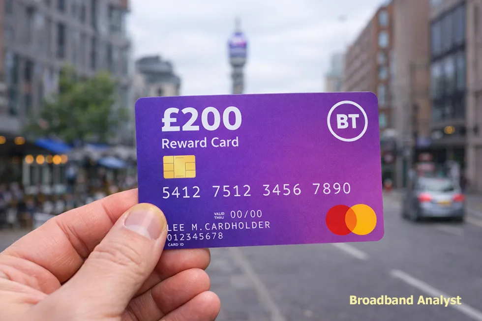 BT Reward card offers