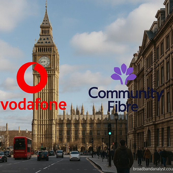 Vodafone expands reach with Community Fibre in London
