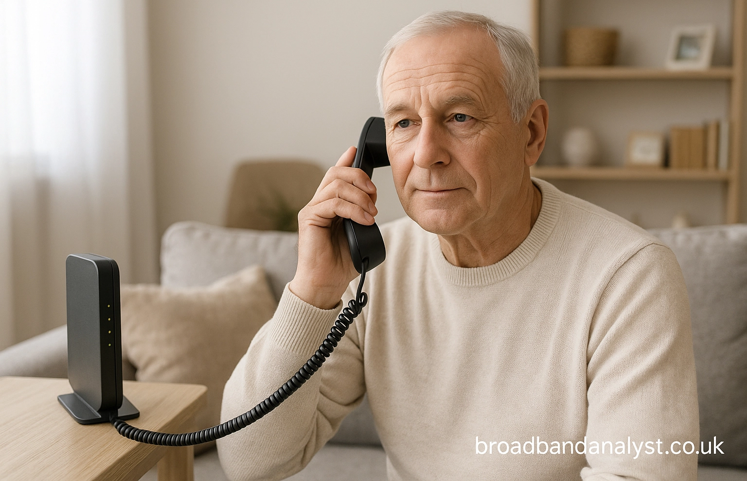 Digital phone with fibre broadband