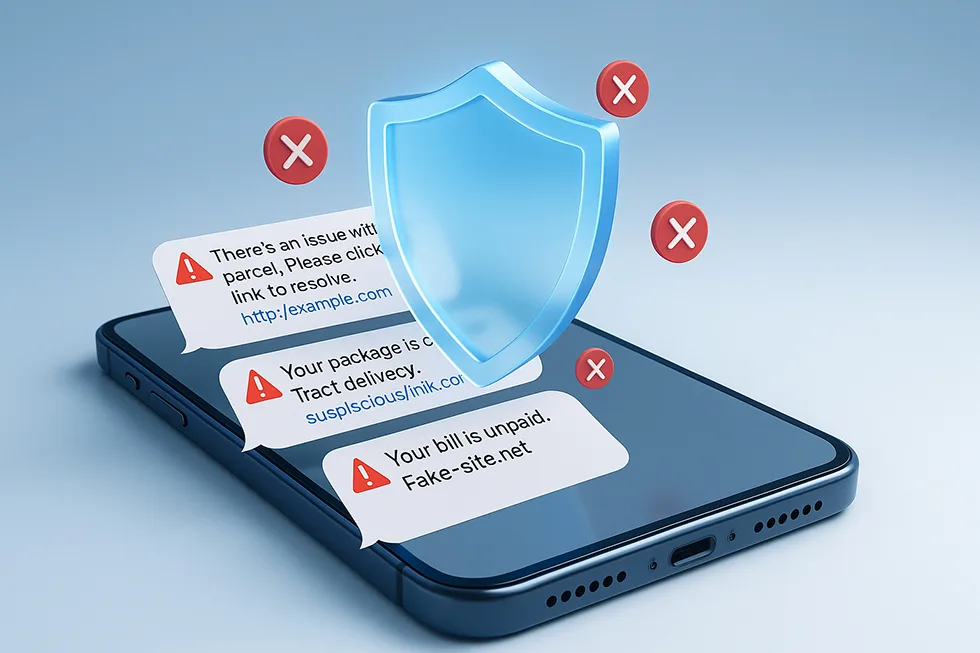 Fake mobile messages