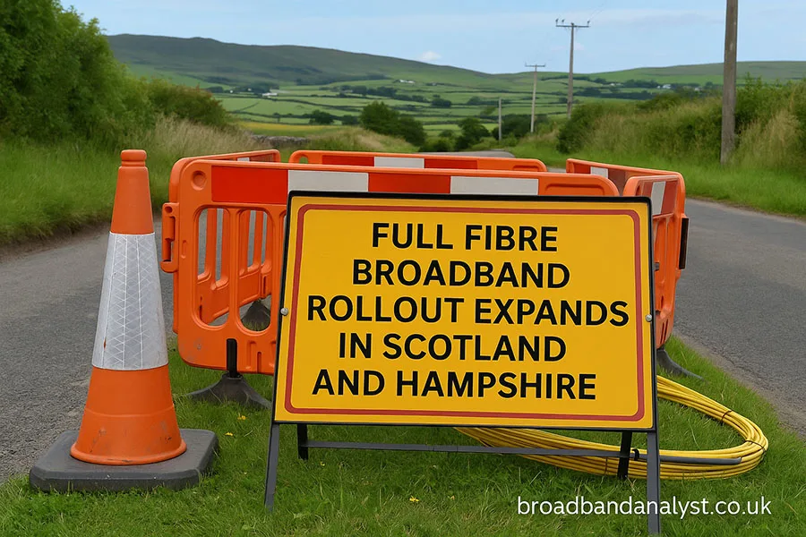 Full fibre rollout in Scotland