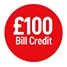 gbp100 bill credit