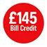 gbp145 bill credit