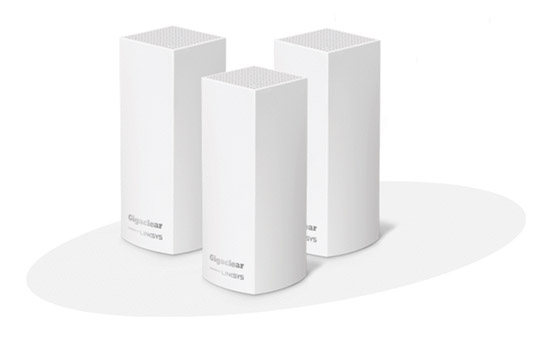 Gigaclear Linksys Velop router