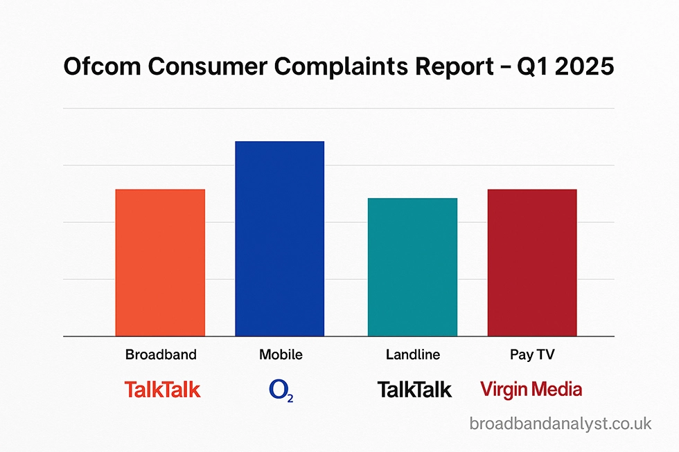 Ofcom telecoms complaints report