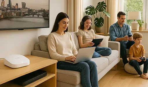 TalkTalk Full Fibre router