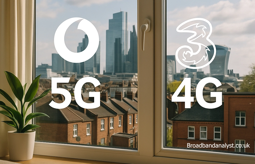 Faster, Wider UK 4G & 5G with VodafoneThree Shared Network