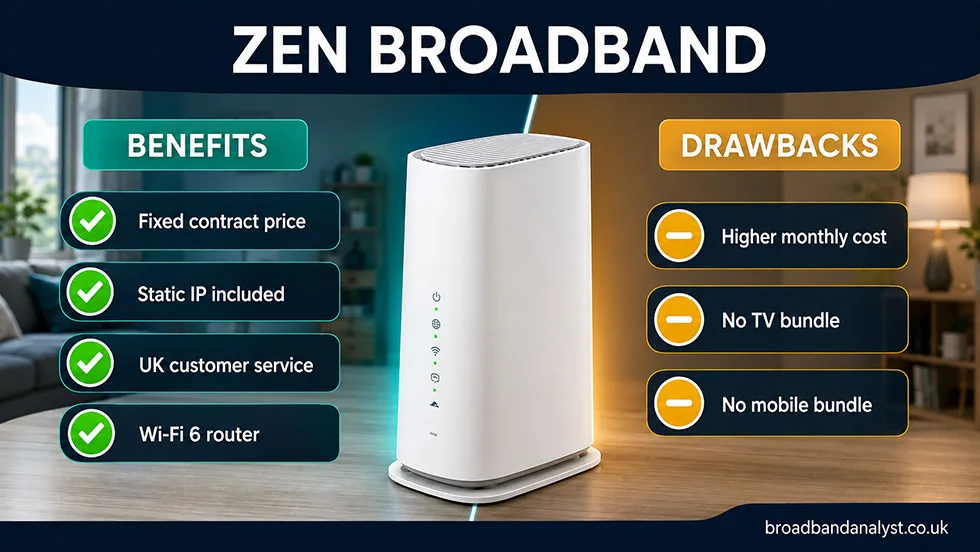zen broadband good and bad